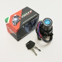 LLAVE CONTACTO YAMAHA YBR125/XTZ 125 00/04 (4 CABLES)