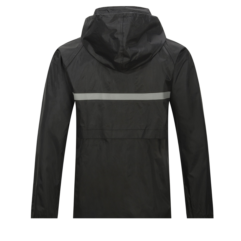 TRAJE DE LLUVIA BANDA REFLECTIVA Y BOLSO C/BOLSILLO TALLE XL