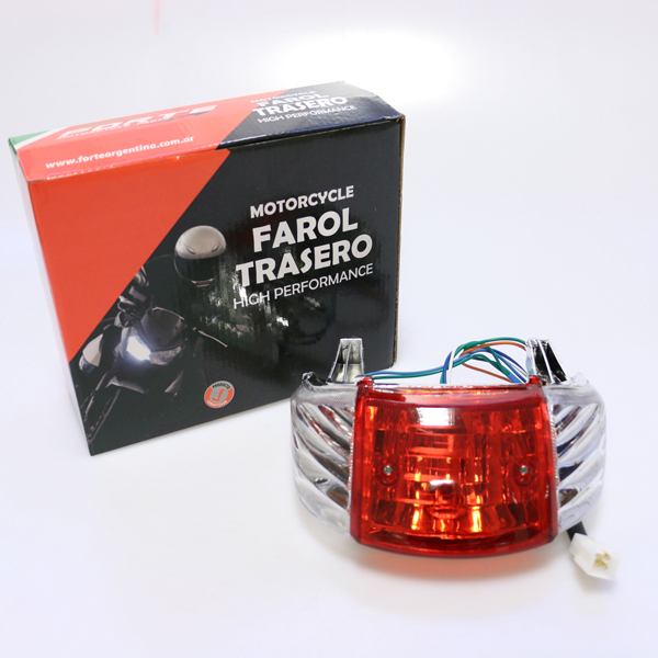 FARO TRASERO C/ GIROS CRYSTAL HONDA WAVE 100