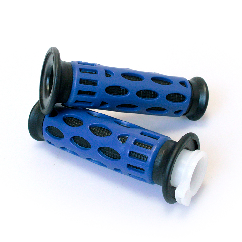 PUÑOS GOMA NEGRO/AZUL