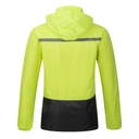 TRAJE DE LLUVIA POLYESTER FLUO REFLECTIVO C/BOLSO TALLE XL