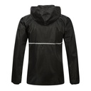 TRAJE DE LLUVIA C/CAPUCHA BANDA REFLECTIVA C/BOLSO TALLE L