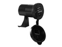 CARGADOR 12V USB MOTO P/MANUBRIO CON TAPA IMPERMEABLE