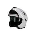 CASCO REBATIBLE VIRTUE LISO BLANCO L