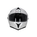 CASCO REBATIBLE VIRTUE LISO BLANCO L