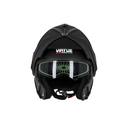 CASCO REBATIBLE VIRTUE LISO NEGRO L