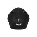 CASCO REBATIBLE VIRTUE LISO NEGRO L