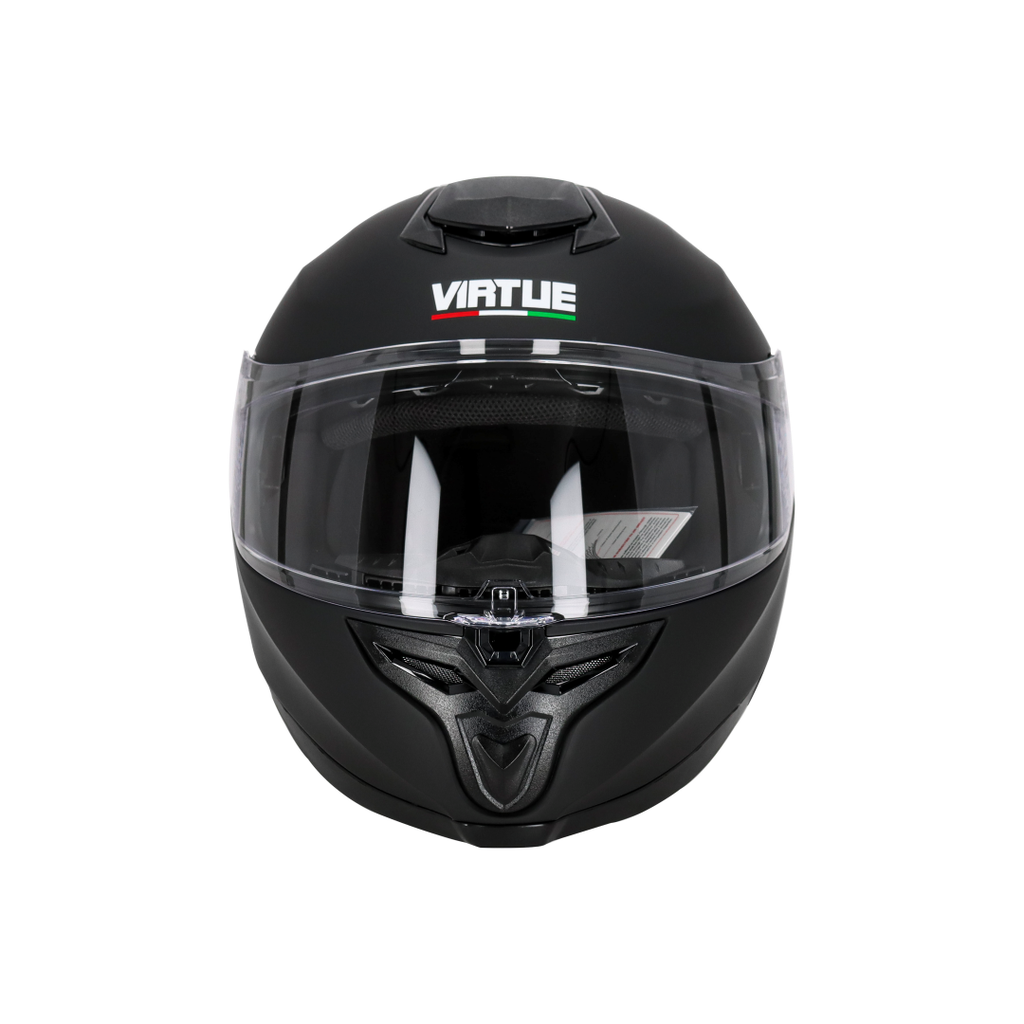 CASCO VIRTUE LISO NEGRO L