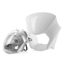 FARO DELANTERO HONDA XR125 CON FRENTE BLANCO S/SOPORTE