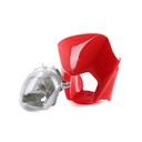 FARO DELANTERO HONDA XR125 CON FRENTE ROJO S/SOPORTE