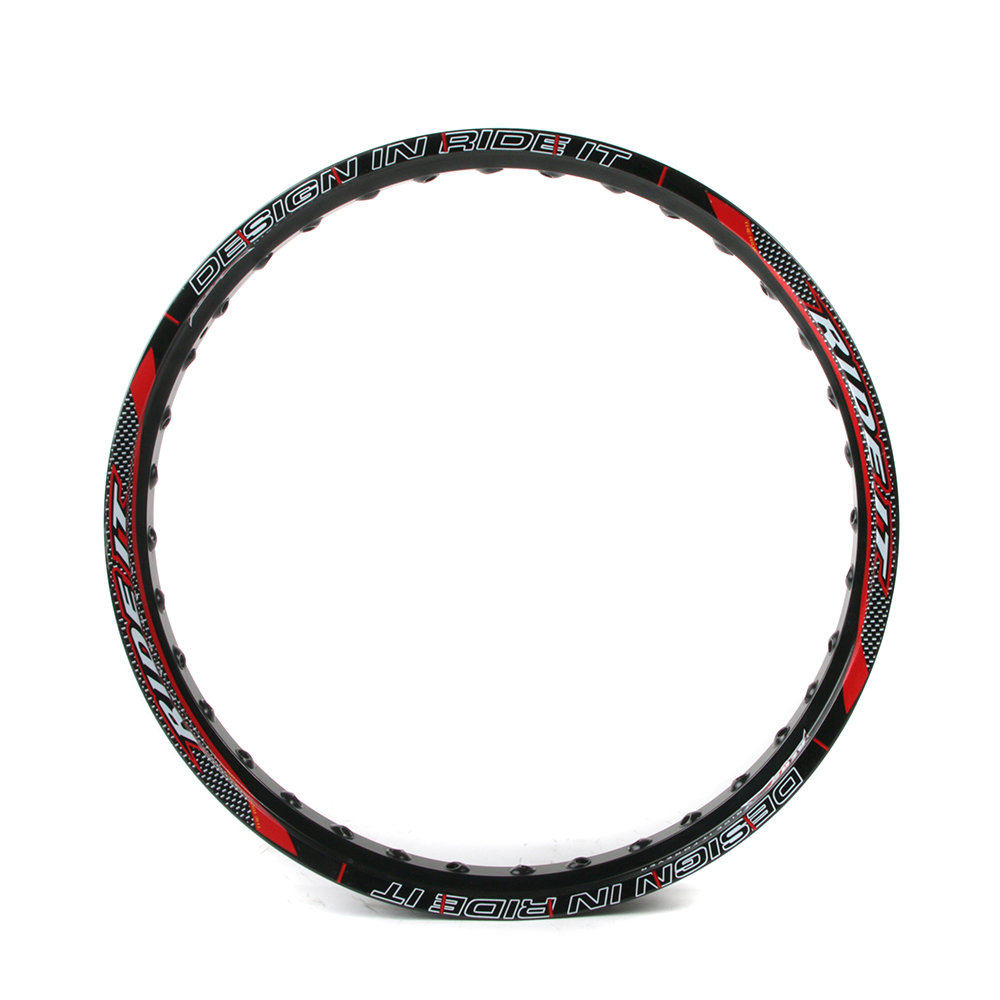 ARO DE LLANTA ALUMINIO 140X17 RIDE IT C/STICKER NEGRO
