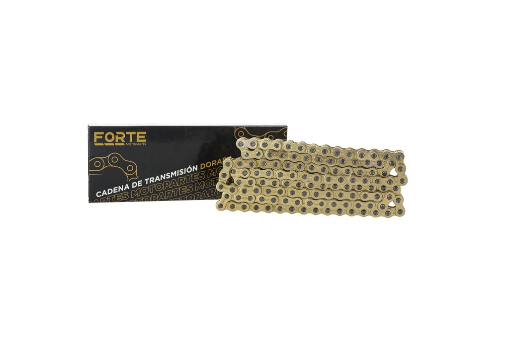 CADENA 420HX112L DORADA REFORZADA FORTE