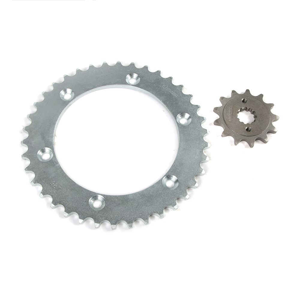 KIT KHROMO CORONA/PIÑON HONDA TORNADO 250 38T/13T ACERO 1045