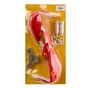 CUBRE MANO UNIVERSAL PLASTICO C/REFUERZO ROJO PAR FORTE