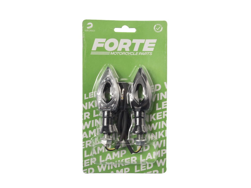 FAROS DE GIRO LED 12V  TRIANGULO HUECO PAR FORTE