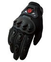 GUANTES CON PROTECTORES TALLE M NEGROS