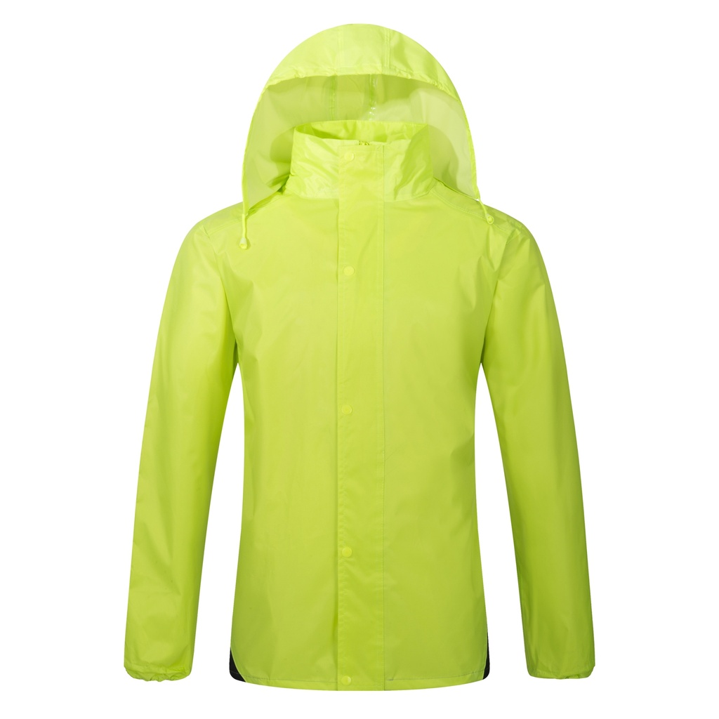 TRAJE DE LLUVIA POLYESTER FLUO REFLECTIVO C/BOLSO TALLE XL