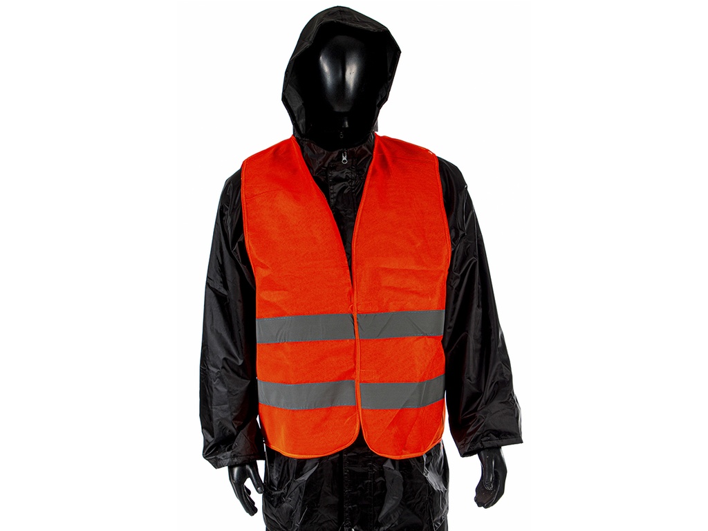 CHALECO REFLECTIVO NARANJA FLUO XL (80 gramos)
