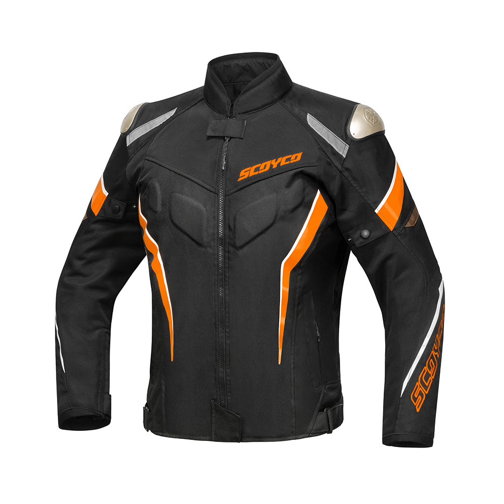 CHAQUETA NEGRA/NARANJA TALLE 3XL