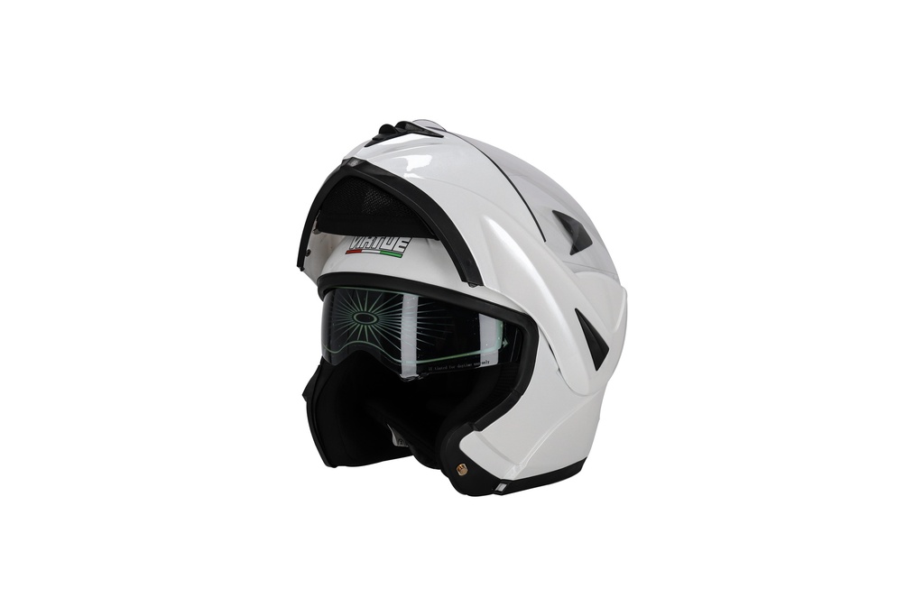 CASCO REBATIBLE VIRTUE BLANCO TALLE L