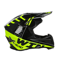 CASCO VIRTUE CROSS CON GRAFITI AMARILLO NEGRO XL