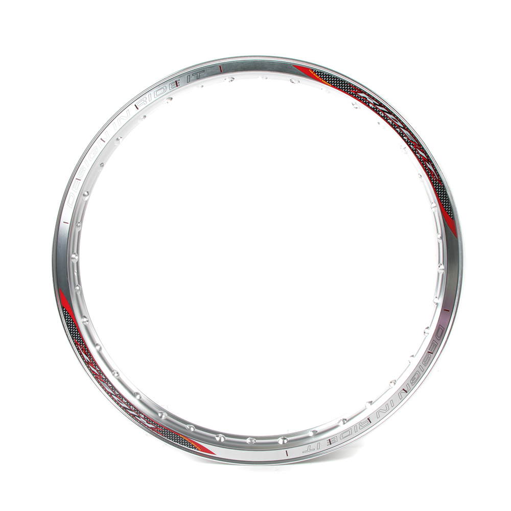 ARO DE LLANTA ALUM 1.85X21 C/STICKER PLATA H. TORNADO DEL