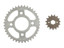 KIT KHROMO CORONA/PIÑON ZANELLA RX150 38T/15T ACERO 1045