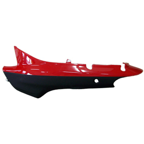 LATERAL DERECHO ZANELLA ZB110 G1 COMBINADO ROJO