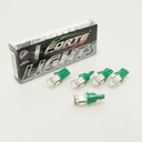 LAMPARA 5 LEDS T10 12V SMD VERDE UNIVERSAL