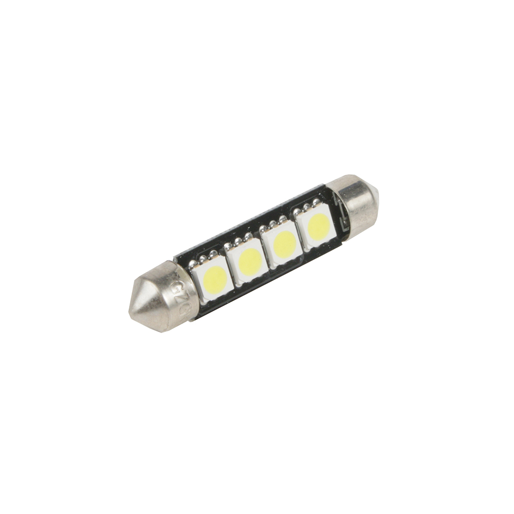 LAMPARA TUBULAR 4 LEDS 12V 11X39 BLISTER
