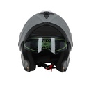 CASCO REBATIBLE VIRTUE LISO GRIS XL